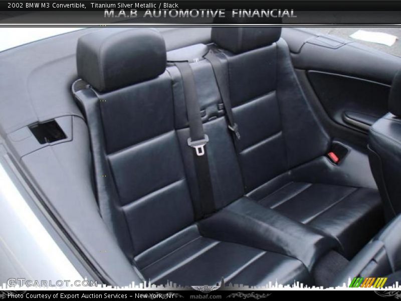 Titanium Silver Metallic / Black 2002 BMW M3 Convertible