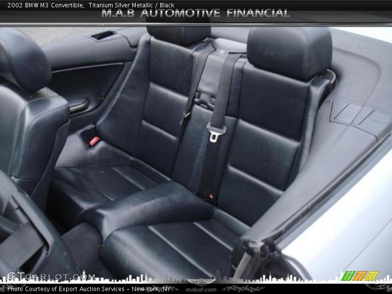 Titanium Silver Metallic / Black 2002 BMW M3 Convertible