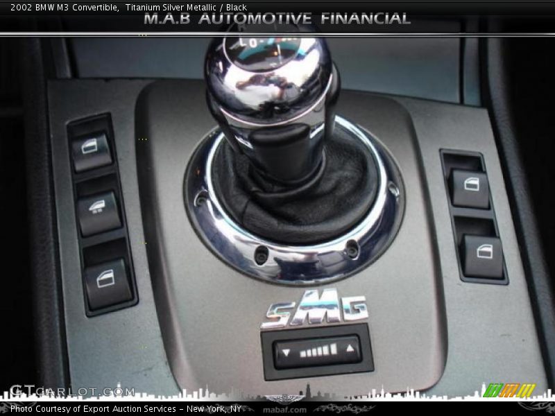 Titanium Silver Metallic / Black 2002 BMW M3 Convertible