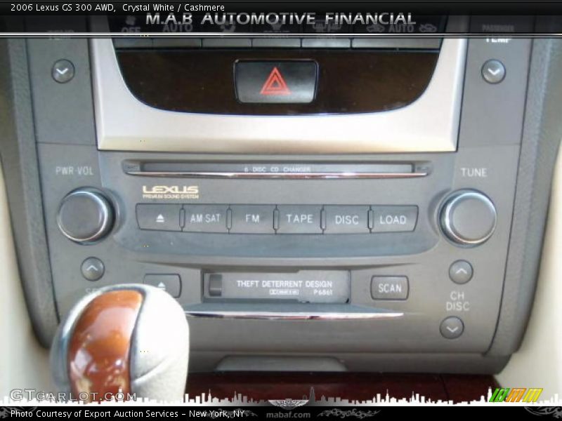 Crystal White / Cashmere 2006 Lexus GS 300 AWD