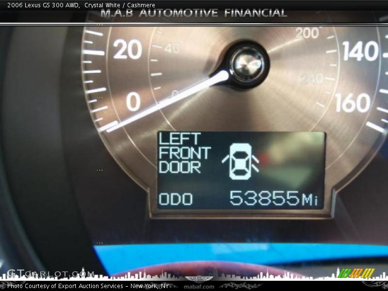 Crystal White / Cashmere 2006 Lexus GS 300 AWD
