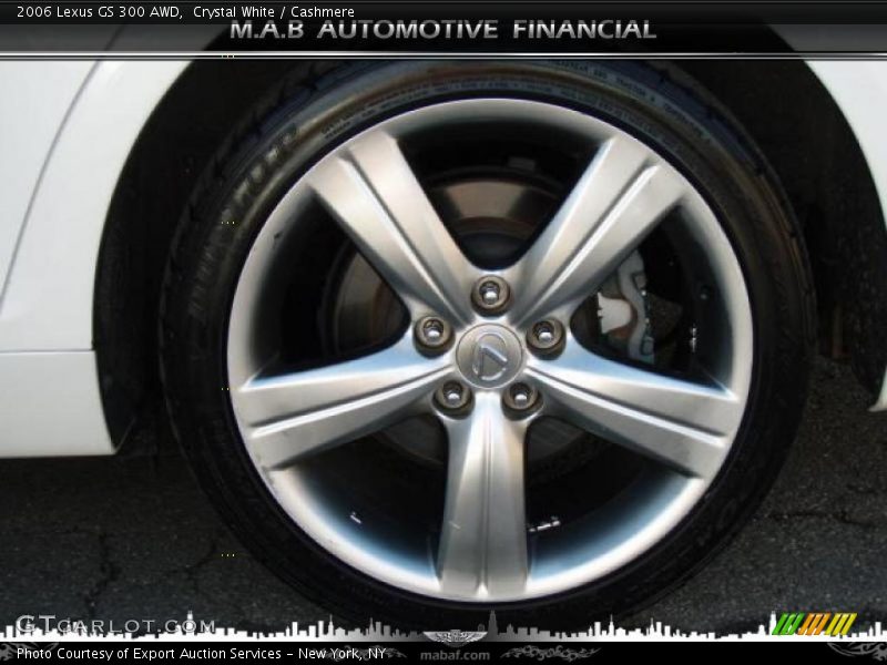 Crystal White / Cashmere 2006 Lexus GS 300 AWD
