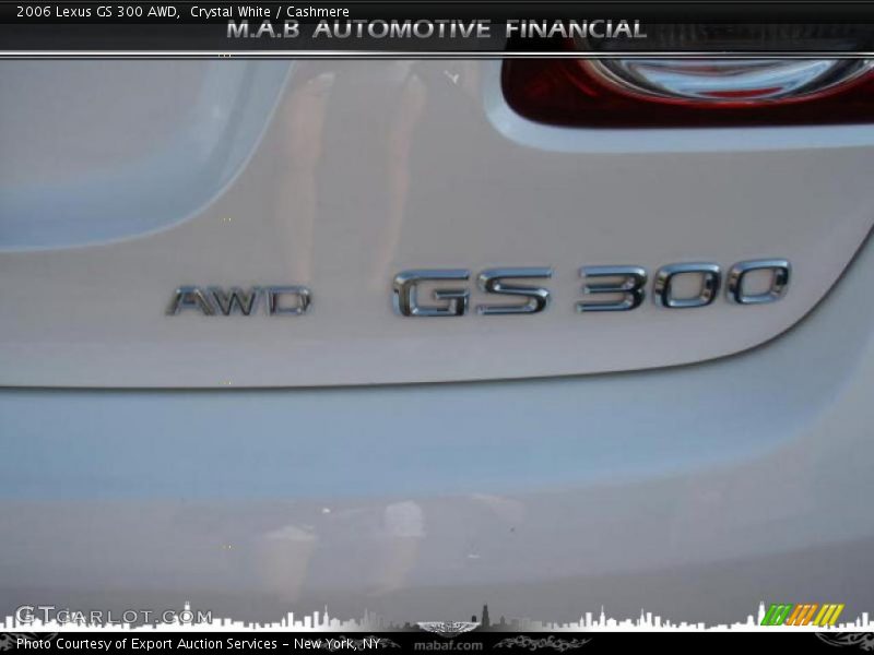 Crystal White / Cashmere 2006 Lexus GS 300 AWD