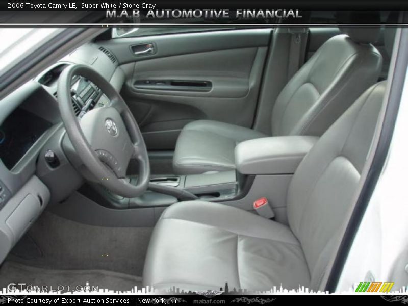 Super White / Stone Gray 2006 Toyota Camry LE