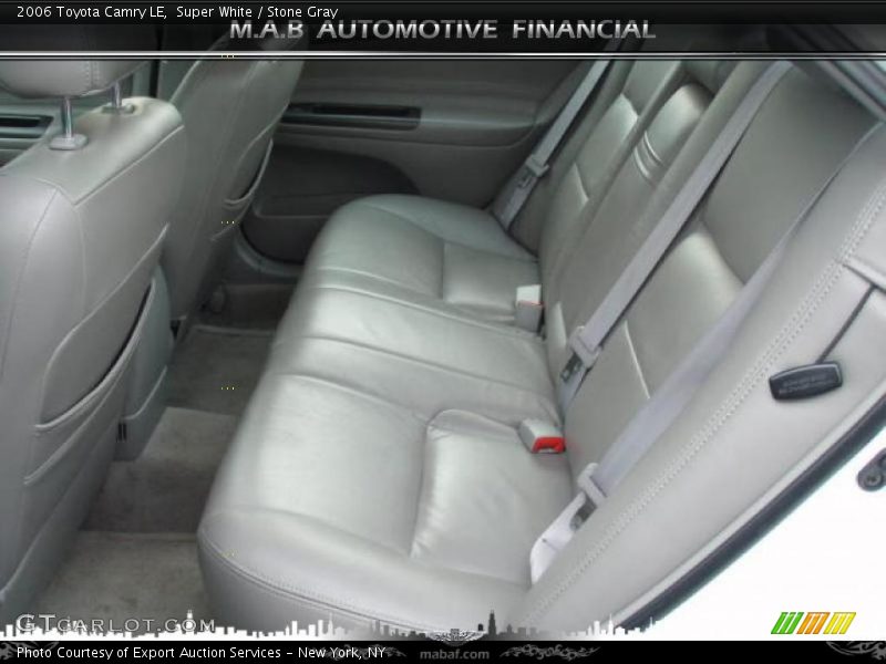 Super White / Stone Gray 2006 Toyota Camry LE