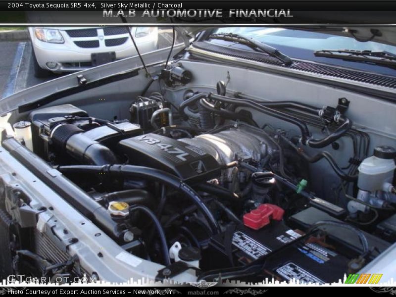 Silver Sky Metallic / Charcoal 2004 Toyota Sequoia SR5 4x4