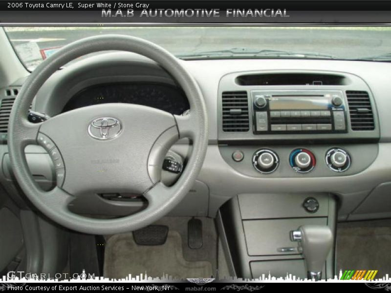 Super White / Stone Gray 2006 Toyota Camry LE