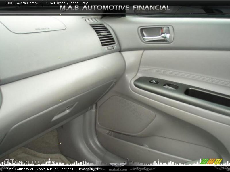 Super White / Stone Gray 2006 Toyota Camry LE