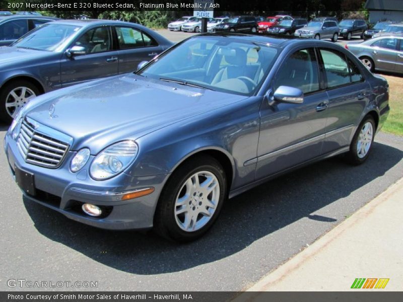 Platinum Blue Metallic / Ash 2007 Mercedes-Benz E 320 Bluetec Sedan