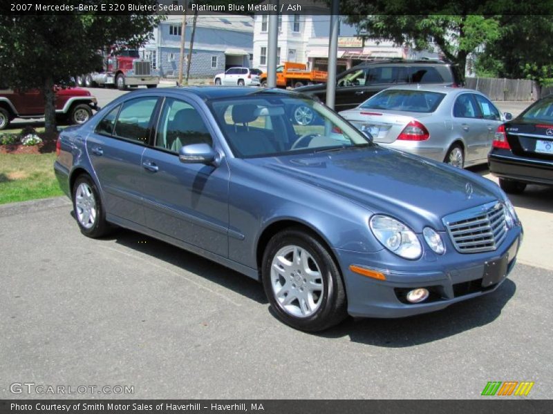 Platinum Blue Metallic / Ash 2007 Mercedes-Benz E 320 Bluetec Sedan