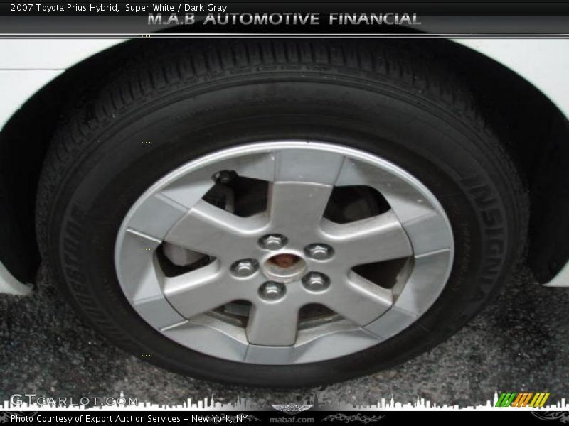 Super White / Dark Gray 2007 Toyota Prius Hybrid