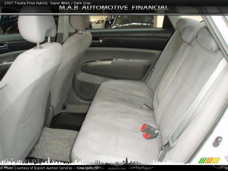 Super White / Dark Gray 2007 Toyota Prius Hybrid