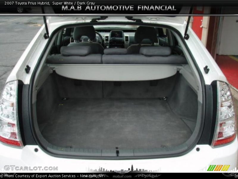 Super White / Dark Gray 2007 Toyota Prius Hybrid