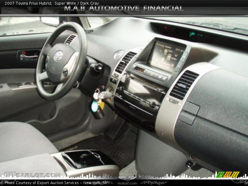 Super White / Dark Gray 2007 Toyota Prius Hybrid