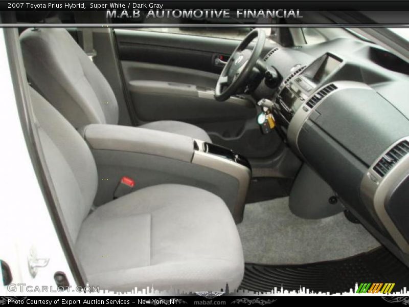 Super White / Dark Gray 2007 Toyota Prius Hybrid