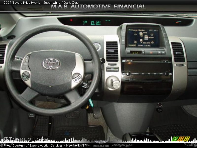Super White / Dark Gray 2007 Toyota Prius Hybrid