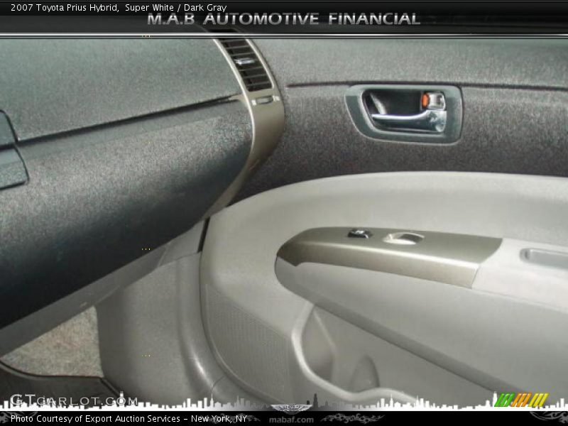 Super White / Dark Gray 2007 Toyota Prius Hybrid