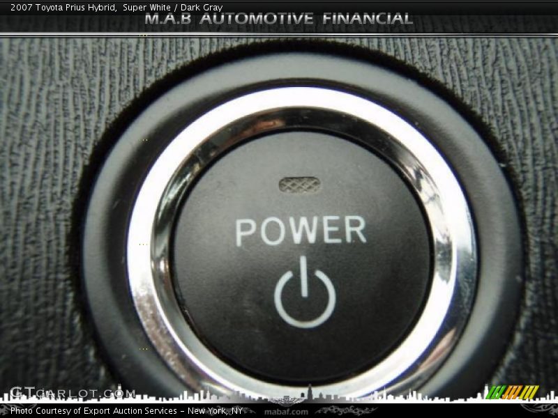 Super White / Dark Gray 2007 Toyota Prius Hybrid
