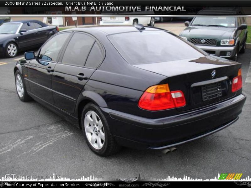 Orient Blue Metallic / Sand 2000 BMW 3 Series 323i Sedan