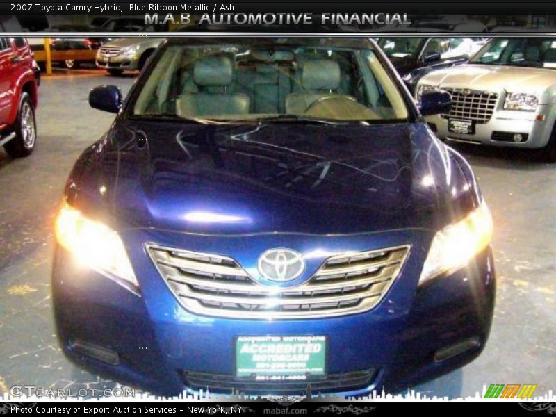 Blue Ribbon Metallic / Ash 2007 Toyota Camry Hybrid