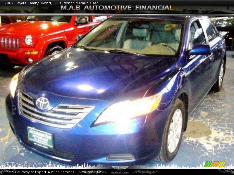 Blue Ribbon Metallic / Ash 2007 Toyota Camry Hybrid