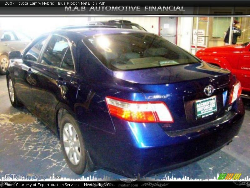 Blue Ribbon Metallic / Ash 2007 Toyota Camry Hybrid
