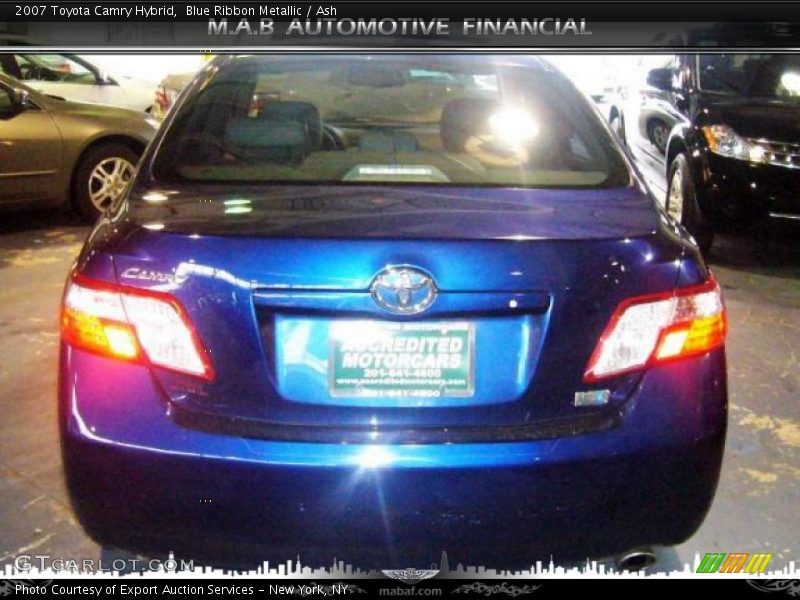 Blue Ribbon Metallic / Ash 2007 Toyota Camry Hybrid