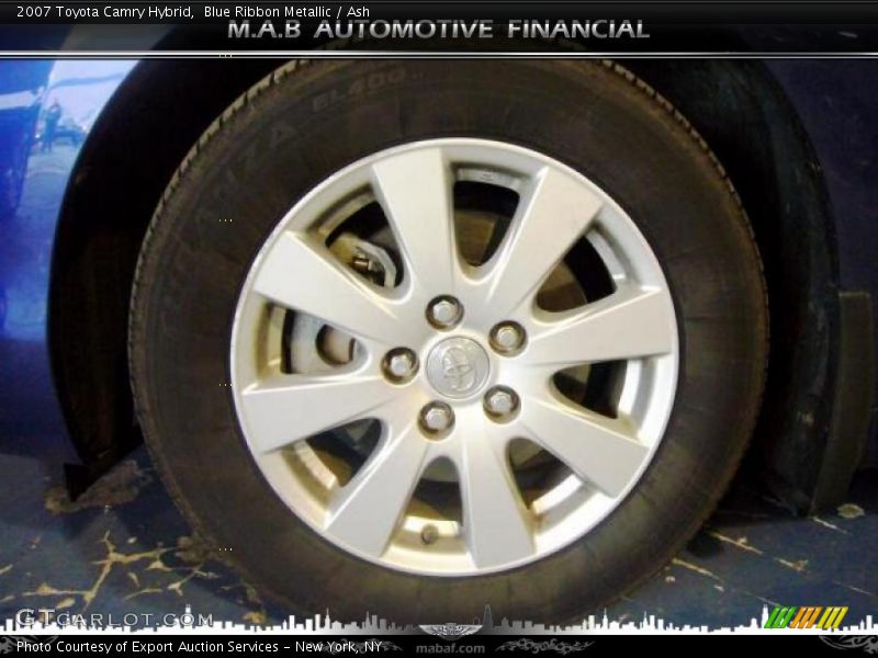 Blue Ribbon Metallic / Ash 2007 Toyota Camry Hybrid