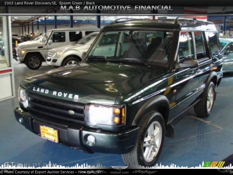 Epsom Green / Black 2003 Land Rover Discovery SE