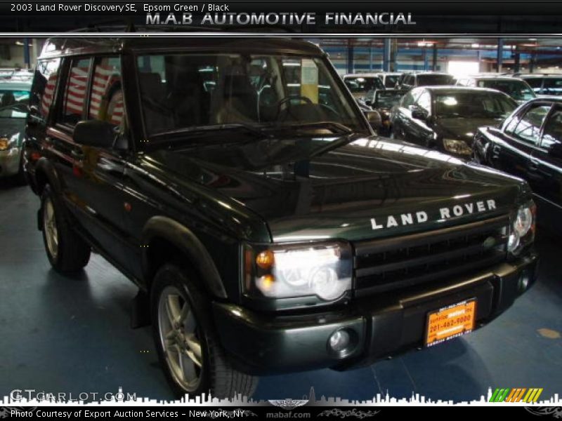 Epsom Green / Black 2003 Land Rover Discovery SE