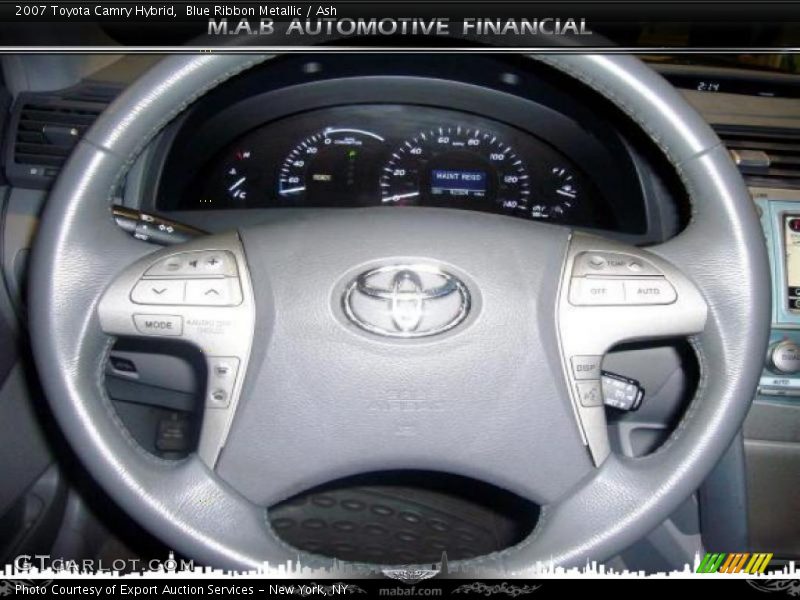 Blue Ribbon Metallic / Ash 2007 Toyota Camry Hybrid