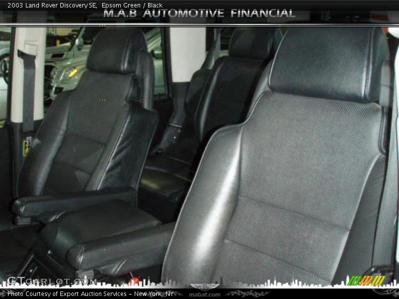 Epsom Green / Black 2003 Land Rover Discovery SE