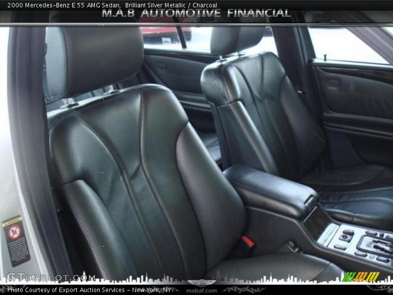 Brilliant Silver Metallic / Charcoal 2000 Mercedes-Benz E 55 AMG Sedan