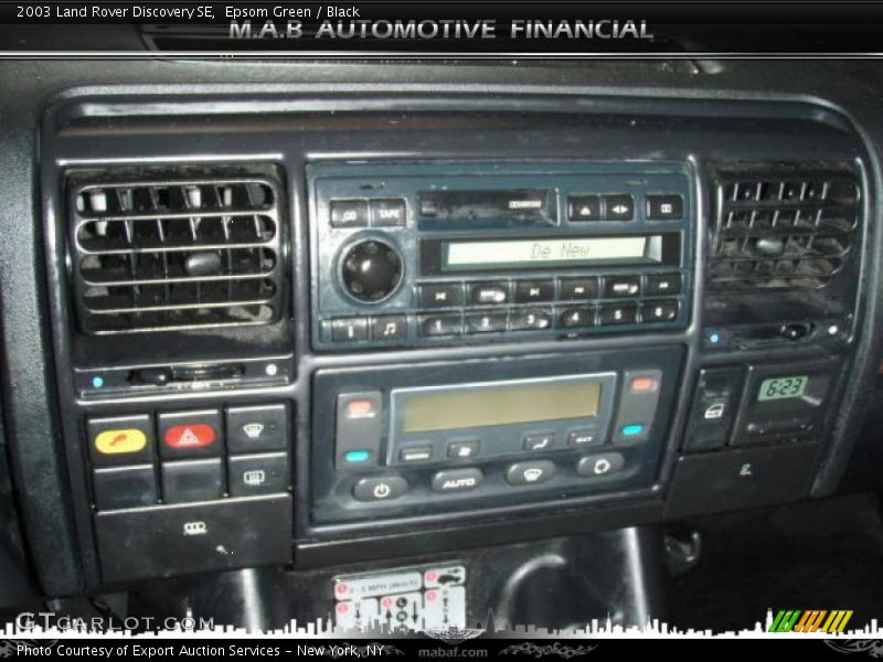 Epsom Green / Black 2003 Land Rover Discovery SE