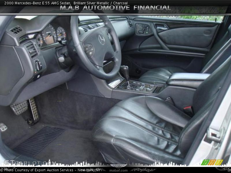 Brilliant Silver Metallic / Charcoal 2000 Mercedes-Benz E 55 AMG Sedan