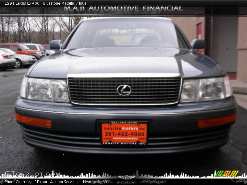 Bluestone Metallic / Blue 1991 Lexus LS 400