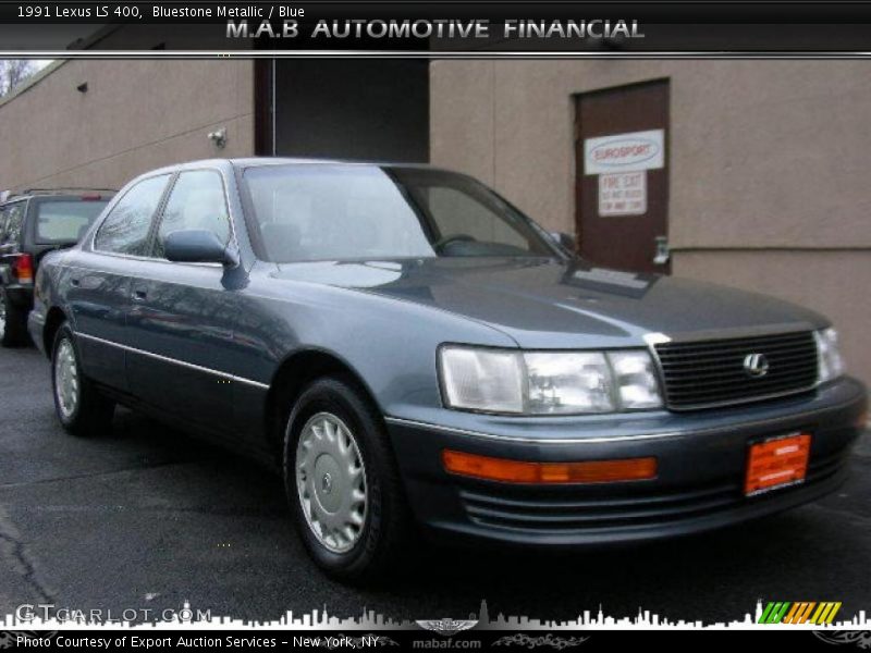 Bluestone Metallic / Blue 1991 Lexus LS 400