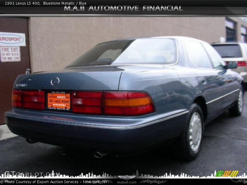 Bluestone Metallic / Blue 1991 Lexus LS 400