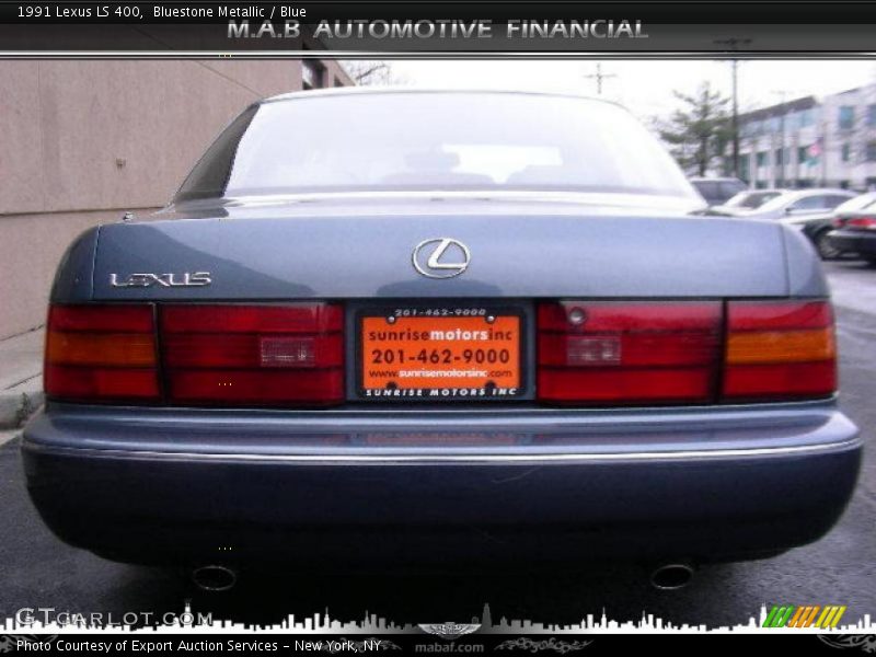 Bluestone Metallic / Blue 1991 Lexus LS 400