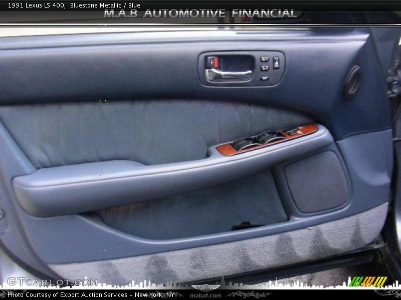 Bluestone Metallic / Blue 1991 Lexus LS 400
