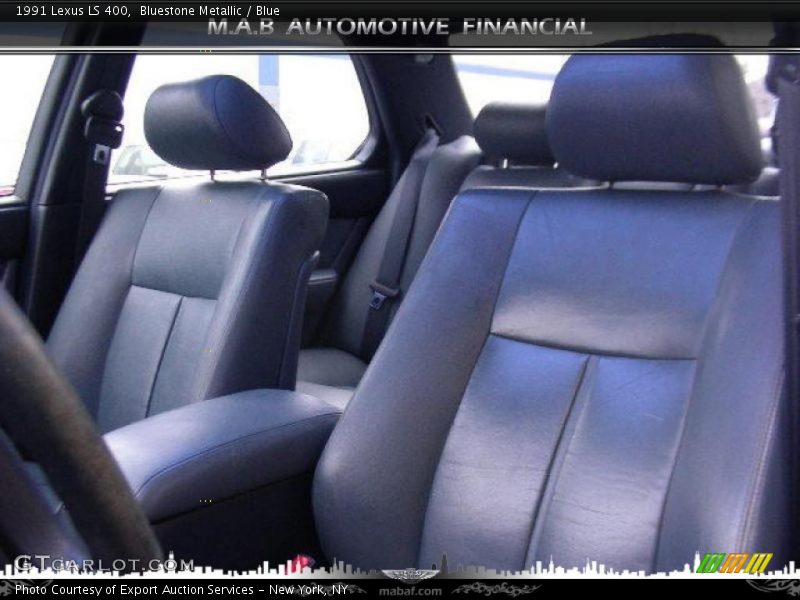 Bluestone Metallic / Blue 1991 Lexus LS 400