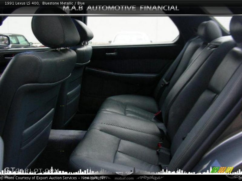 Bluestone Metallic / Blue 1991 Lexus LS 400
