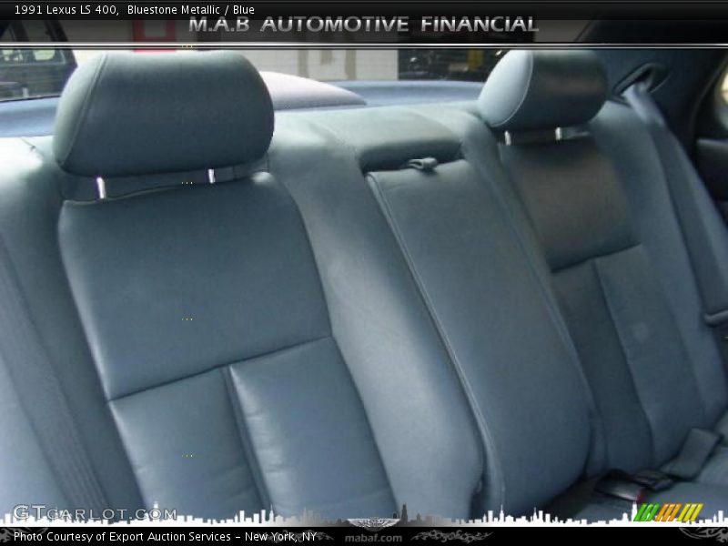 Bluestone Metallic / Blue 1991 Lexus LS 400