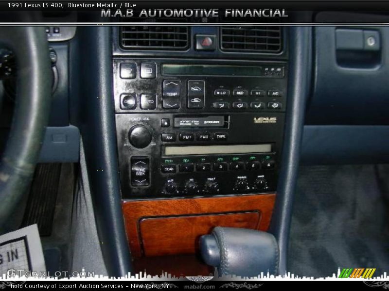 Bluestone Metallic / Blue 1991 Lexus LS 400