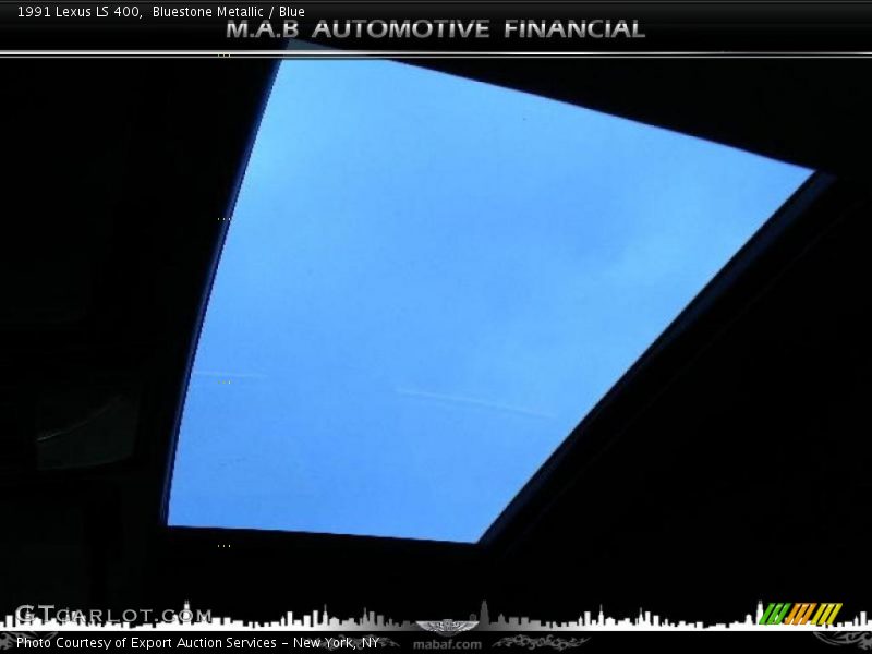 Bluestone Metallic / Blue 1991 Lexus LS 400