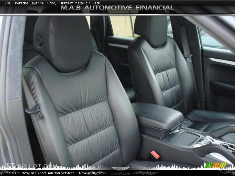 Titanium Metallic / Black 2005 Porsche Cayenne Turbo