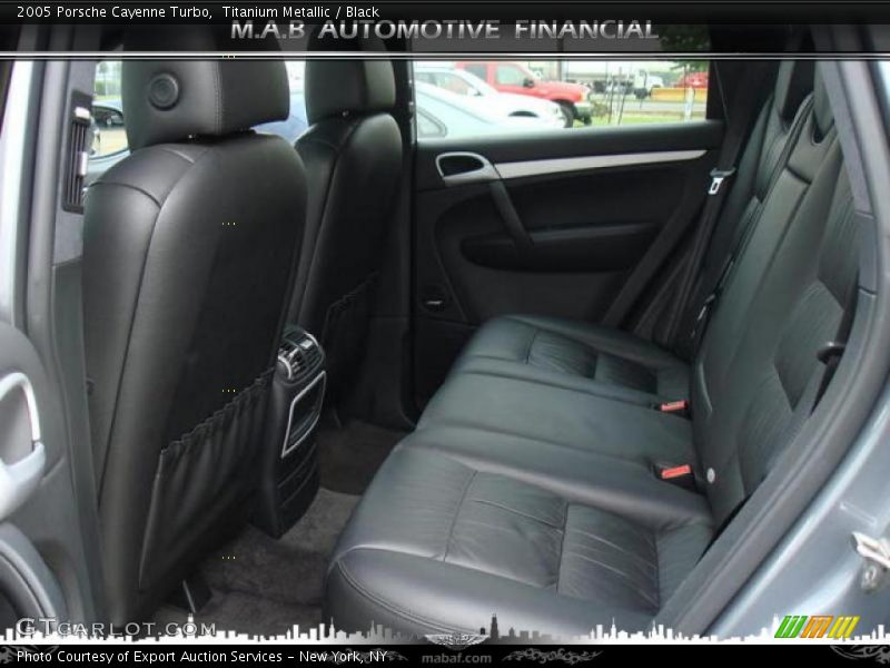 Titanium Metallic / Black 2005 Porsche Cayenne Turbo