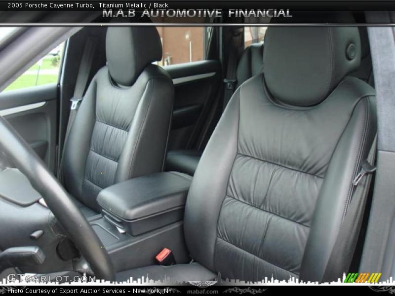 Titanium Metallic / Black 2005 Porsche Cayenne Turbo