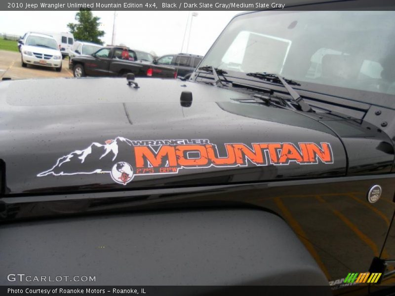 Black / Dark Slate Gray/Medium Slate Gray 2010 Jeep Wrangler Unlimited Mountain Edition 4x4