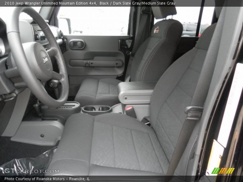 Black / Dark Slate Gray/Medium Slate Gray 2010 Jeep Wrangler Unlimited Mountain Edition 4x4